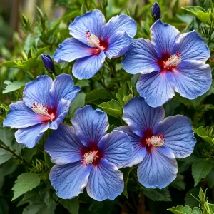 Гибискус садовый Блуминг Квин купить по цене от 259р. в интернет-магазине «Посадика» с доставкой почтой в в Озерске и по всей России – [изображение №1].