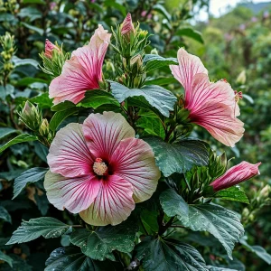 Гибискус Иден Бьюти купить по цене от 460р. в интернет-магазине «Посадика» с доставкой почтой в в Озерске и по всей России – [изображение №1].